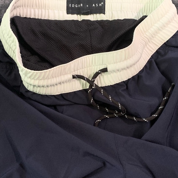 Edgar & Ash trunks men’s size small blue & white NWOT - Picture 3 of 4